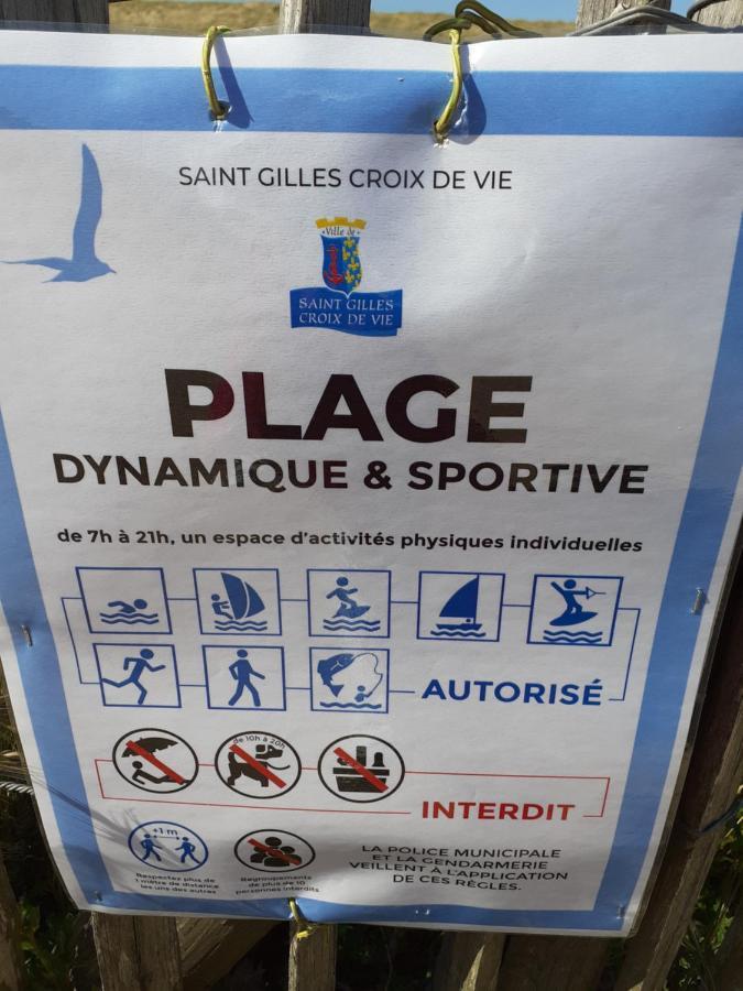 studio lumineux dans la coulée verte à Saint gilles croix de vie Extérieur photo